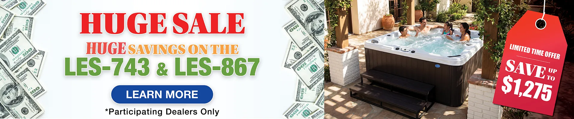 Calspas hot tub being used in a family setting - Essex